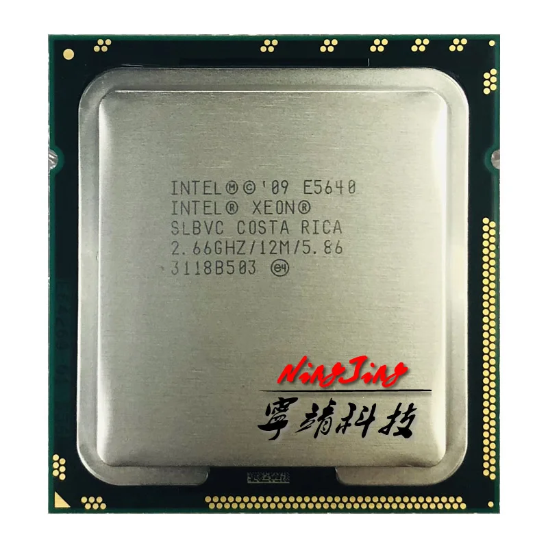 Процессор Intel Xeon E5640 2 6 ГГц четырехъядерный восьмипоточный ЦПУ 12 МБ 80 Вт LGA 1366 |