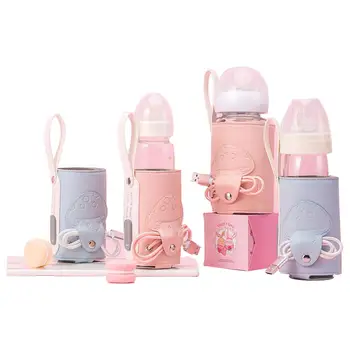 

Universal Nursing Bottle Insulation Cover Heating Sleeve USB Charging Constant Temperature PPSU Milk Bottle Feeder Heater