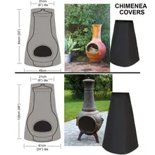 61*21*122 см патио Chiminea крышка водонепроницаемый защитный дымоход огонь яма крышка нагревателя всепогодный для веранды открытый сад