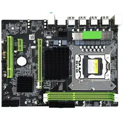 X58 Pro Lga 1366 гнездо для рабочего стола материнской платы с Ddr3 для E5502 L5506 W3503 Ec3539 Lc3528 2Xddr3 Dimm 1366Pin игровая материнская плата