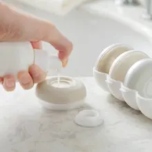 4 шт. портативный дорожный бак для эмульсии, баночки для крема, бутылка для лосьона, сжимаемые туалетные бутылки, шампунь для ванной, косметическая упаковка, контейнер