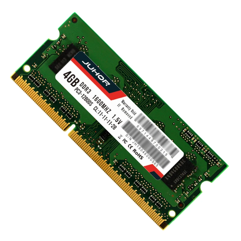 Juhor Ddr3 4G 1,5 V 204 Pin Ram память для ноутбука(1333 МГц