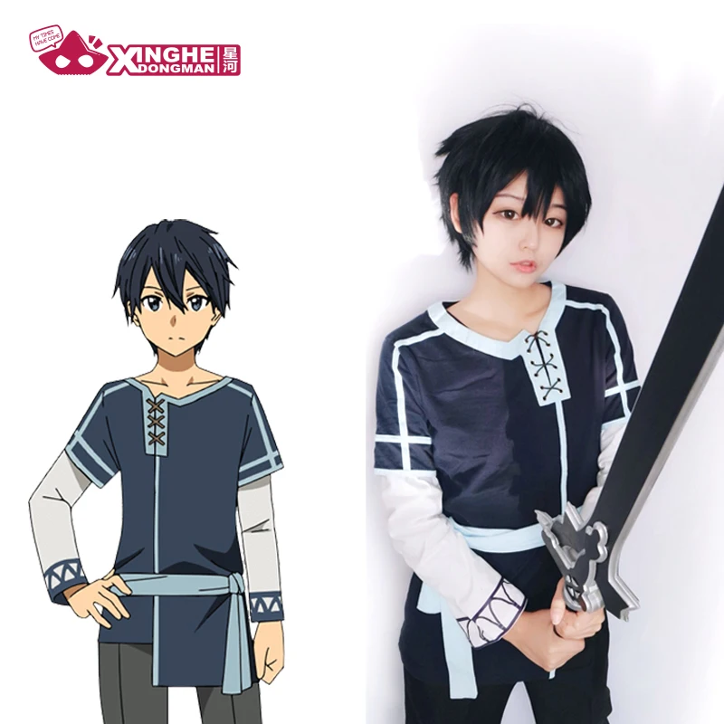 

Milky Way Anime Sword Art Online Alicization Kirigaya Kazuto Cosplay Costume Eugeo Synthesis Longsleeves Tops Pants Costumes