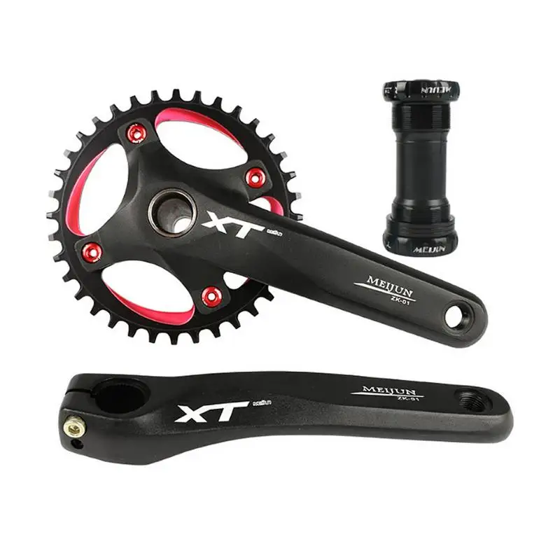 

Rust-proof fashion mountain bike light folding 104 BCD crank single speed bicycle crank arm set