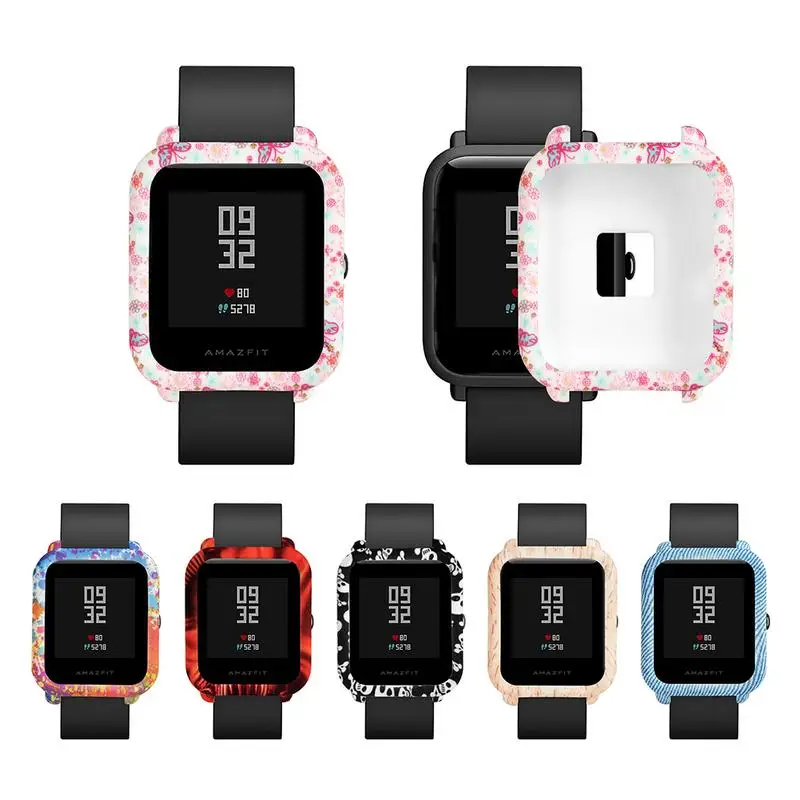 

For Huami AMAZFIT Youth Edition All - Inclusive Soft Anti - Break Crack Protection for Huami AMAZFIT Painted Protective Cover