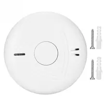 Независимый беспроводной пожарный извещатель умный датчик дыма с красным светодиодный