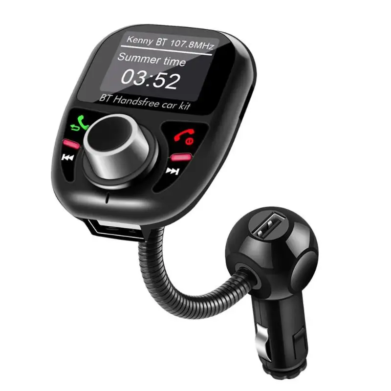 BT002 Bluetooth 4 2 fm передатчик Handsfree Car Kit MP3 плеер USB зарядное устройство|Автомобильный