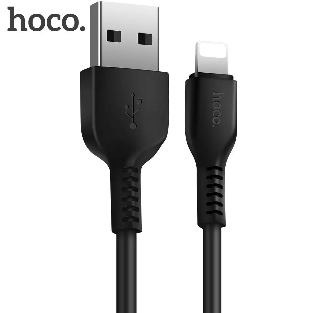 

Hoco For iPhone Cable Fast Data Charging USB Cable For iPhone 8 7 6 6s Plus 5 iPad Air Mini Charger Mobile Phone Cables