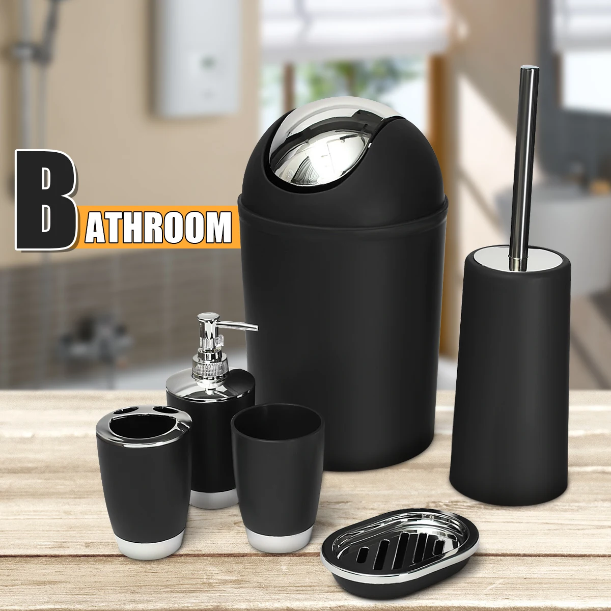 6Pcs/Set Bathroom Accessories Wash Suit Shell Bath Set Tumbler Toothbrush Holder Set Bath Storage 6Pcs/Set Bathroom Accessories Wash Suit Shell Bath Set Tumbler Toothbrush Holder Set Bath Storage