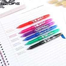 EZONE 1 шт. стираемая гелевая ручка карамельного цвета держатель для карандашей 0,5 мм Цветные яркие рефилы для письма специальные ластики канцелярские принадлежности для школьников