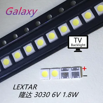 

100PCS Lextar GOOD High Power LED Backlight 1.8 W 3030 6 V Cool white 150-187LM PT30W45 V1 TV Application 3030