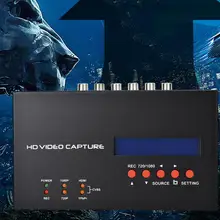 Захват hd-видео Box 1080 P HDMI запись для HD камера ТВ Игры ЕС 100-240 в полностью независимый входной интерфейс видео