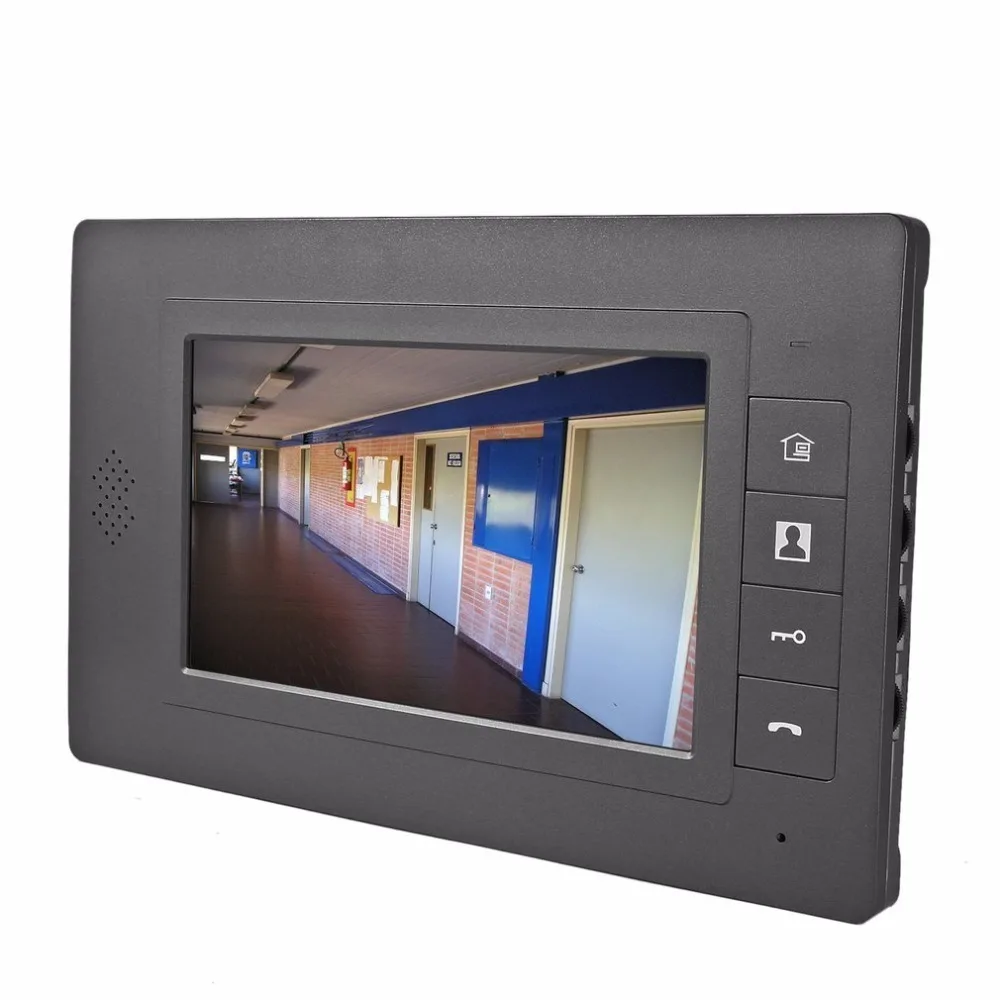 

LESHP 7" Color Video Door Phone Video Intercom Door Intercom IR Night Vision Camera Doorbell Kit for Home Apartment