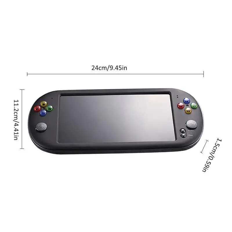 HD портативная игровая консоль PSP X16 большой экран 7 дюймовый ручной GBA аркадная