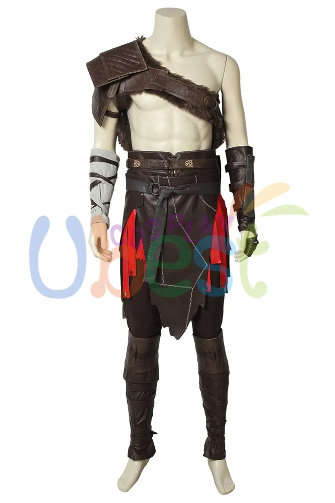 God of War 4 Kratos Spartan костюм для косплея боевой костюмы на Хэллоуин мужчин и
