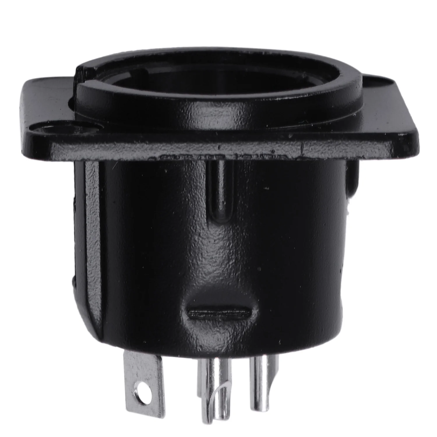 3 Pin Male Panel Chassis Mount Socket 3P Locking Audio Mic Connector Ground Plug Module Adapter