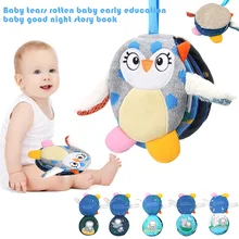 Baby Cloth Books Cute Owl Newborn Toddlers Story Book Early Learning Educational Toy Gift YJS Dropship