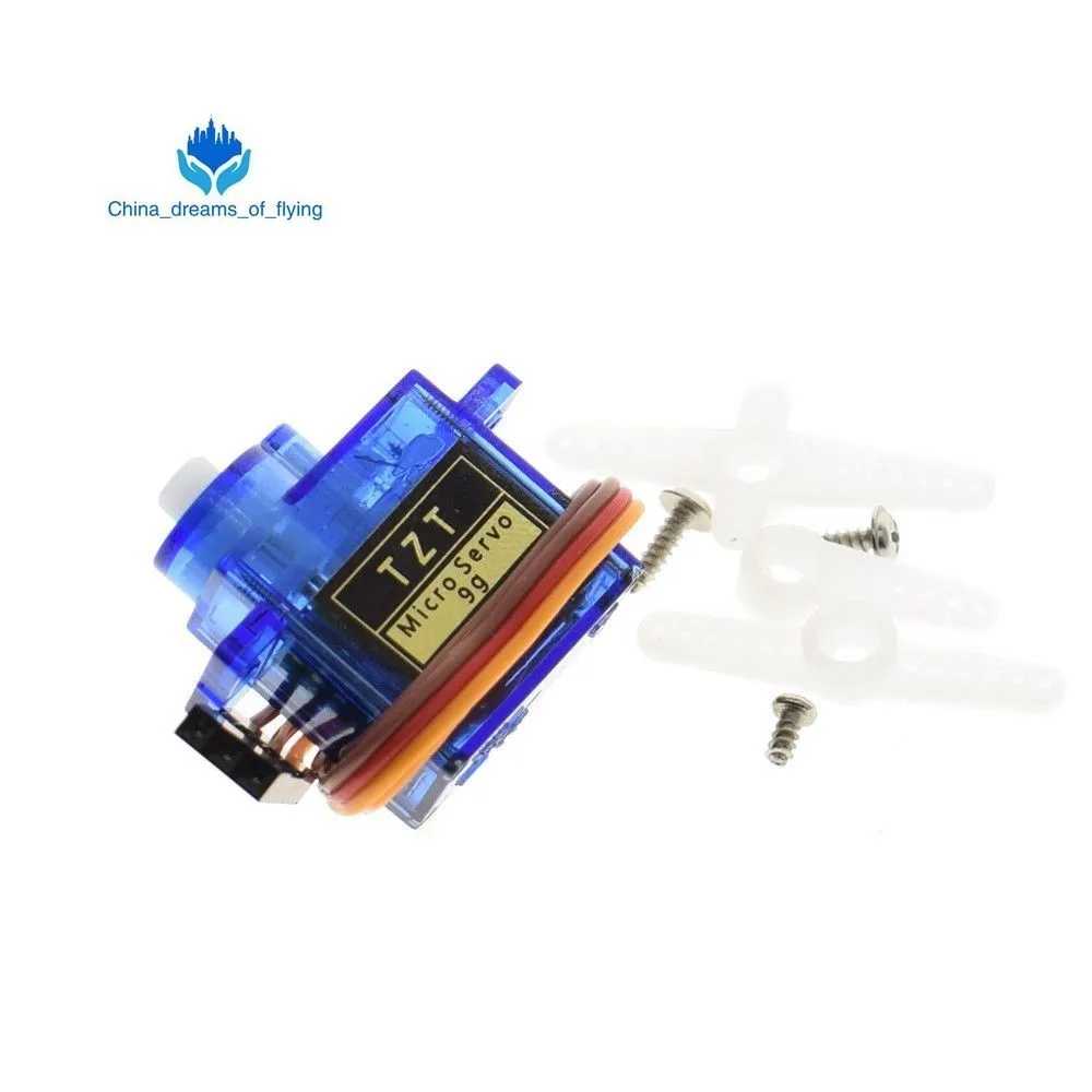 TZT Smart Electronics 1 шт. Rc Mini Micro 9g 6 кг Servo SG90 Для RC 250 450 Вертолет самолет автомобиль