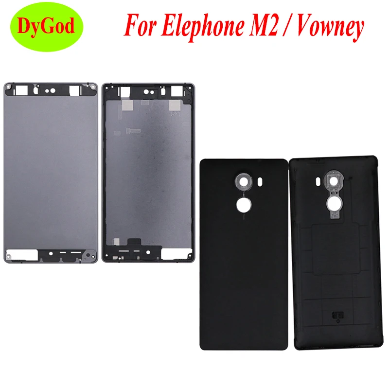 

DyGod For Elephone Vowney Battery Case Phone Repair Parts 5.5 inch For Elephone M2 Phone Protective Back Cover Housing Case