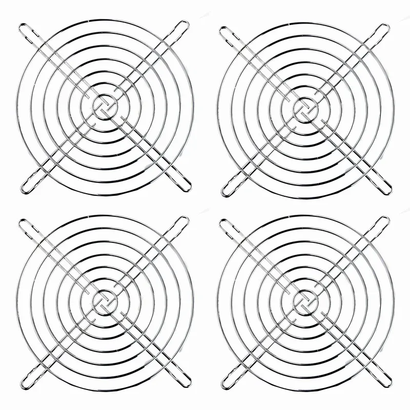 5pcs Lot Metal wire Fan Grill Finger Guard Protection for Computer 135mm 13.5cm