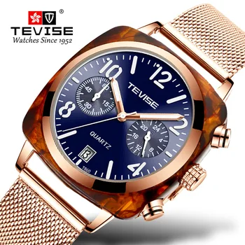 

TEVISE Fashion Casual Men Watch T860 Stainless Steel Strap Top Brand Waterproof Automatic Mechanical Luxury Relogio Masculino