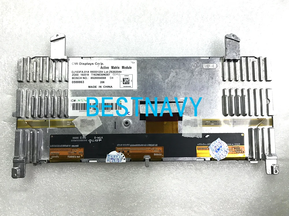 BMW F 섀시 네비게이션 LCD 모니터용 오리지널 새 CMI 디스플레이 DJ103FA-01A 스크린 액티브 매트릭스 모듈 8928554068
