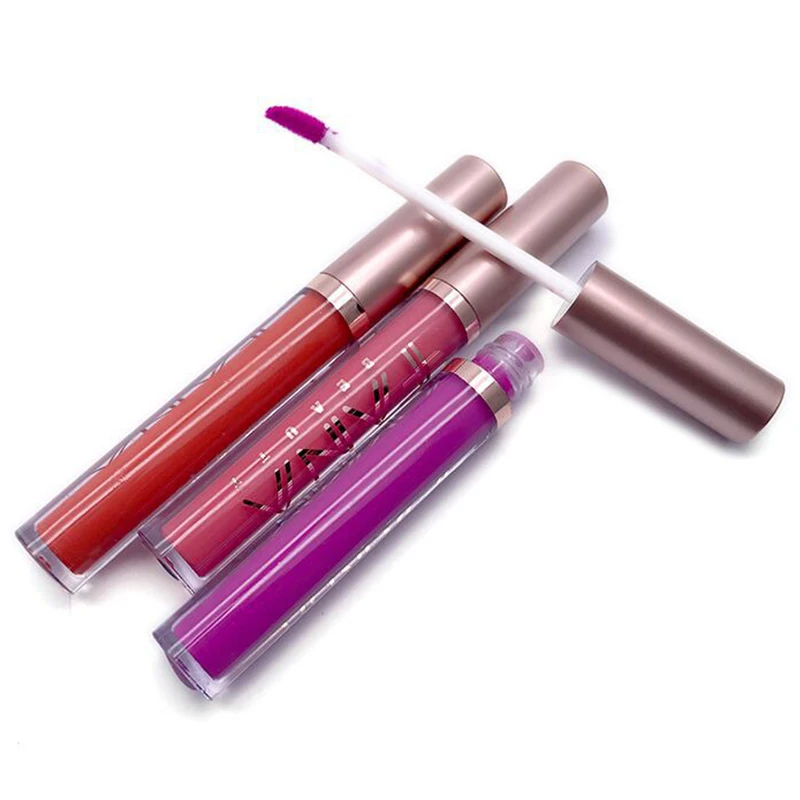 Goedkoop Fana 12 Pcs Non stick Cup Matte Kleurrijke Fruitige Lipgloss Lippenstift Set Geschenkdoos