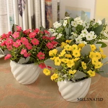 melsnajsd 6 fork / bouquet Xiaolei Milan flower artificial silk Milan flower wedding home Christmas decoration orchid