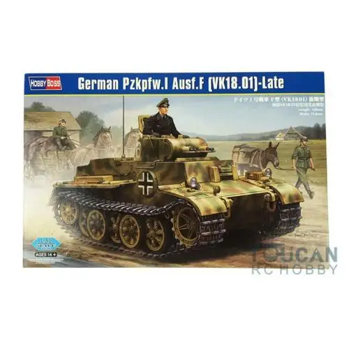 Hobbyboss 83805 1/35 немецкий Pz. Kpfw. I Ausf. F (Vk18.01) светильник-танк поздней модели