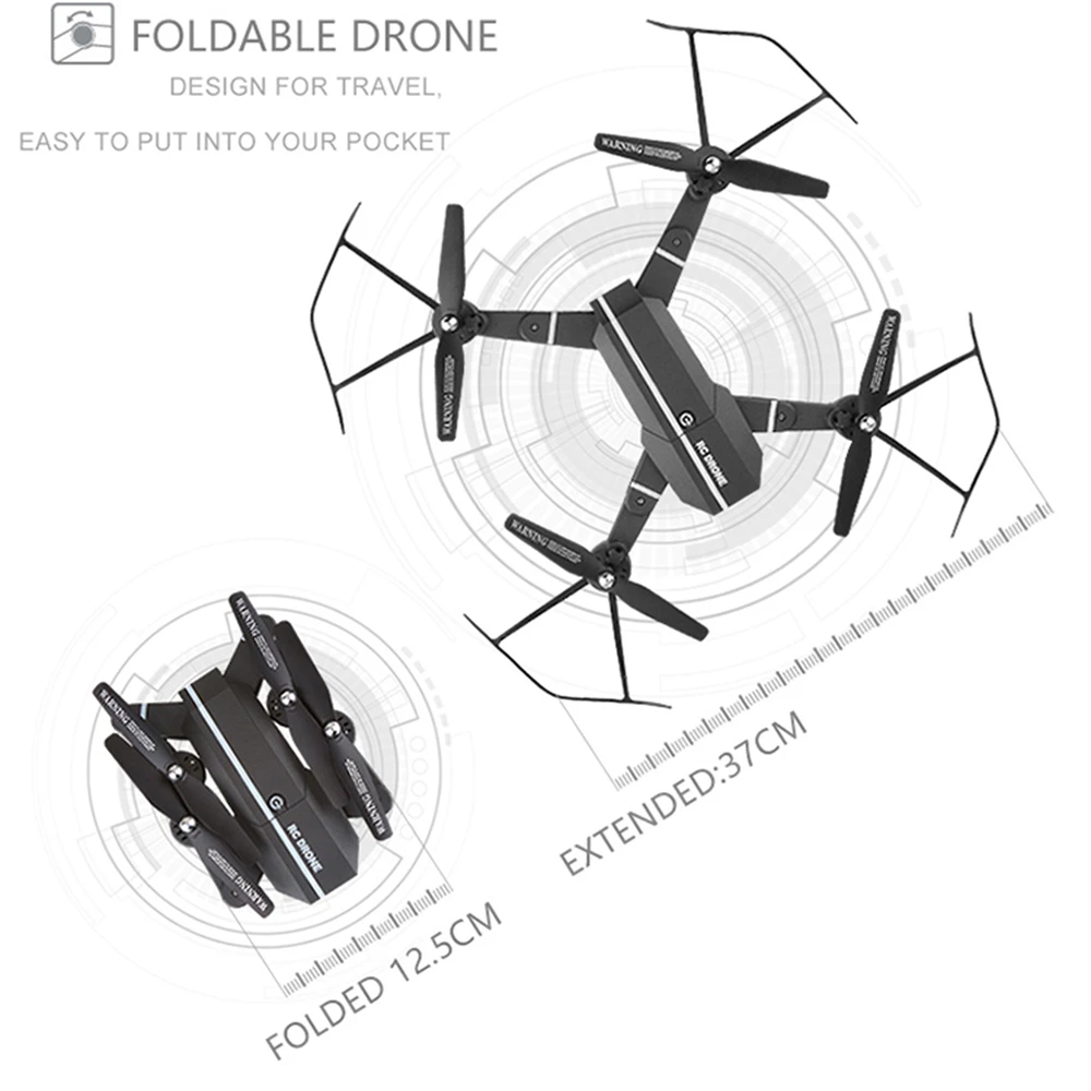 8807W 8807 Elfie Drone MiNi Foldable Selfie Drone with HD Camera Drones WiFi FPV Quadcopter RC Helicopter  visuo  Xs809hw x101hw