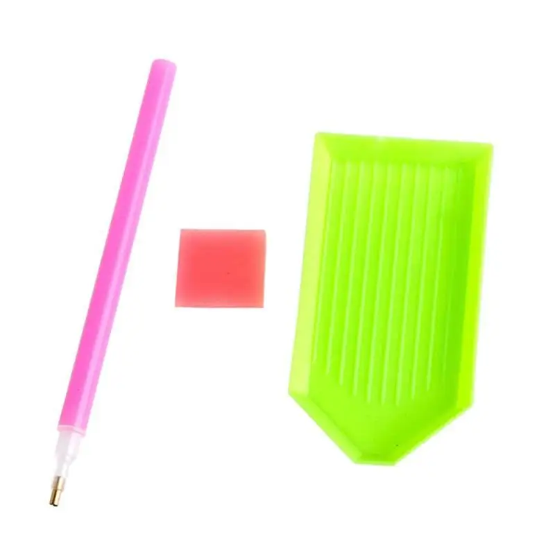 

DIY Diamond Embroidery Mosaic Pen Painting Cross Stitch Crafts Tool Kits