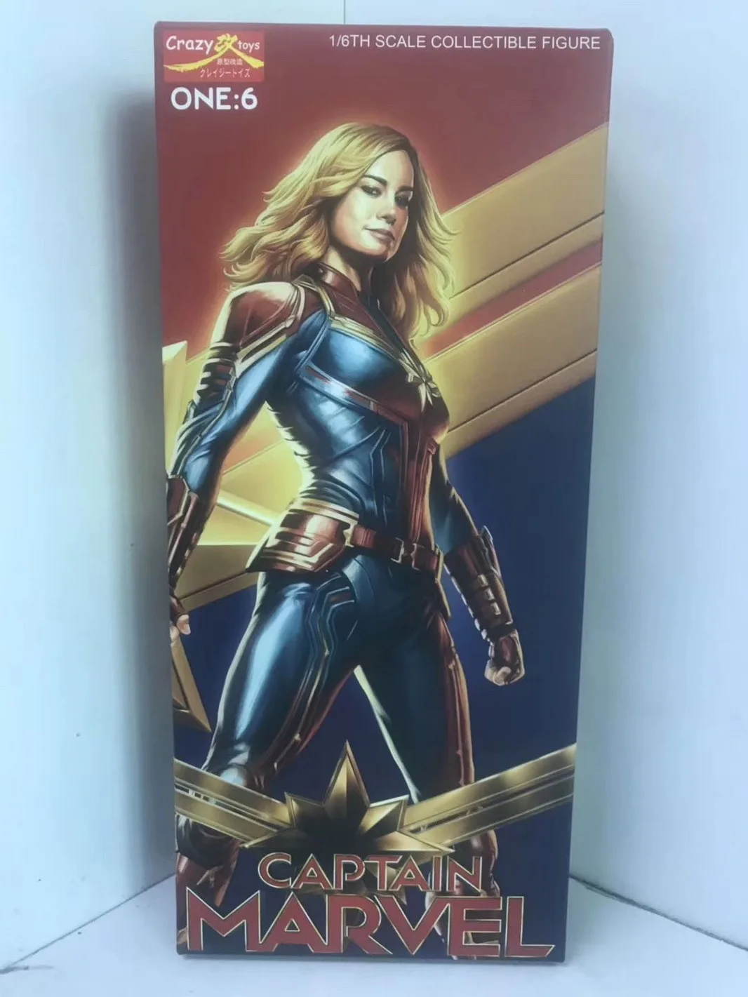 Сумасшедшие игрушки 1/6 SCALE CAPTAIN MARVEL коллекционная фигура модель статуя