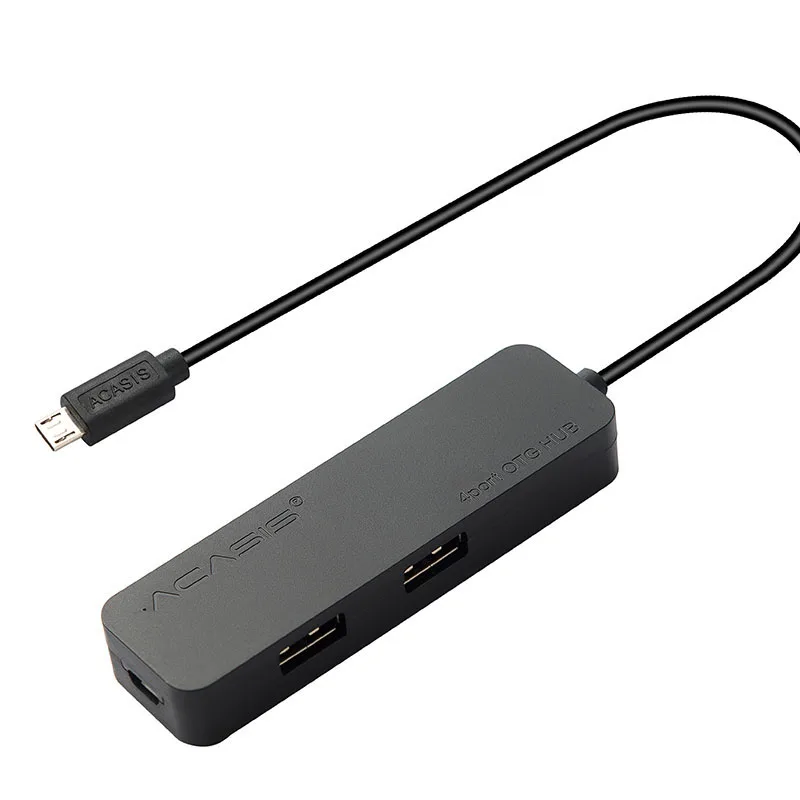 

Acasis H032 4 Ports Otg Micro-Usb Hub Usb2.0 Adapter 1.5A Charging Cable Charging Power Transmisson Cable Splitter