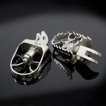 

For Ktm 690 Duck 12-17 Motorcycle Wide Enduro Foot Pegs Tilt Angle Adjustable Footpegs