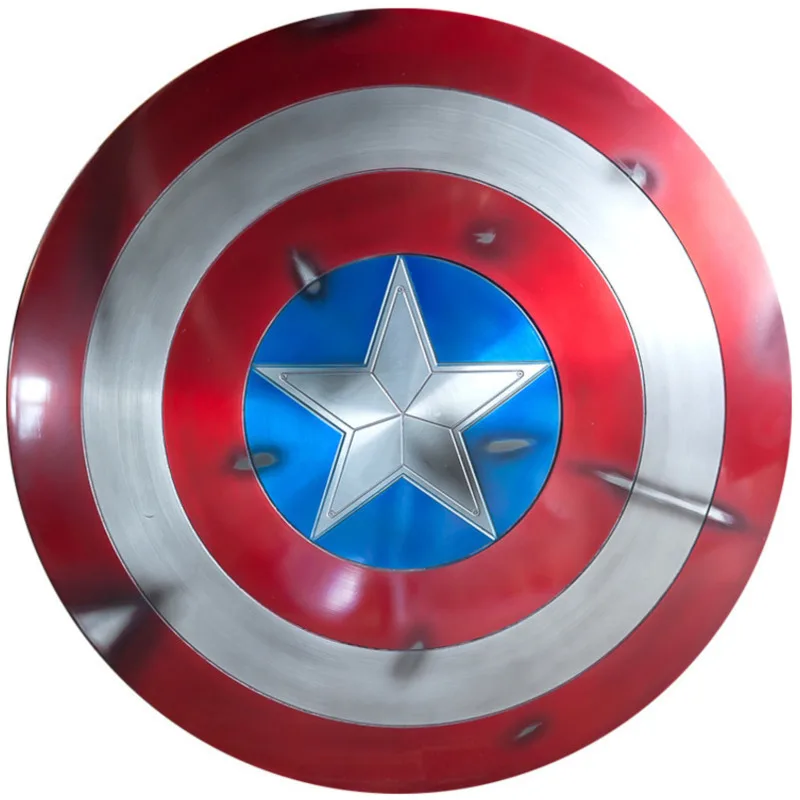 Marvel Legends Sh65 1/1 фигурка из фильма «мстители», «Капитан Америка», двойной слой, Алюминиевый металлический щит от повреждений