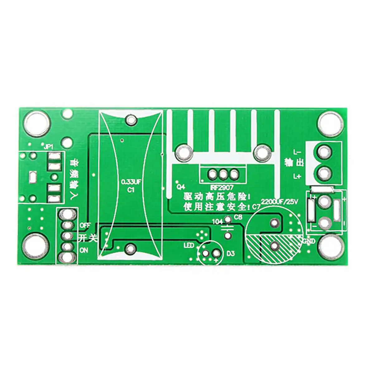 CLAITE 1 шт. DIY динамик Комплект для катушки Tesla усилитель высокого напряжения генератор плазменной музыки Arc 20KV ZVS