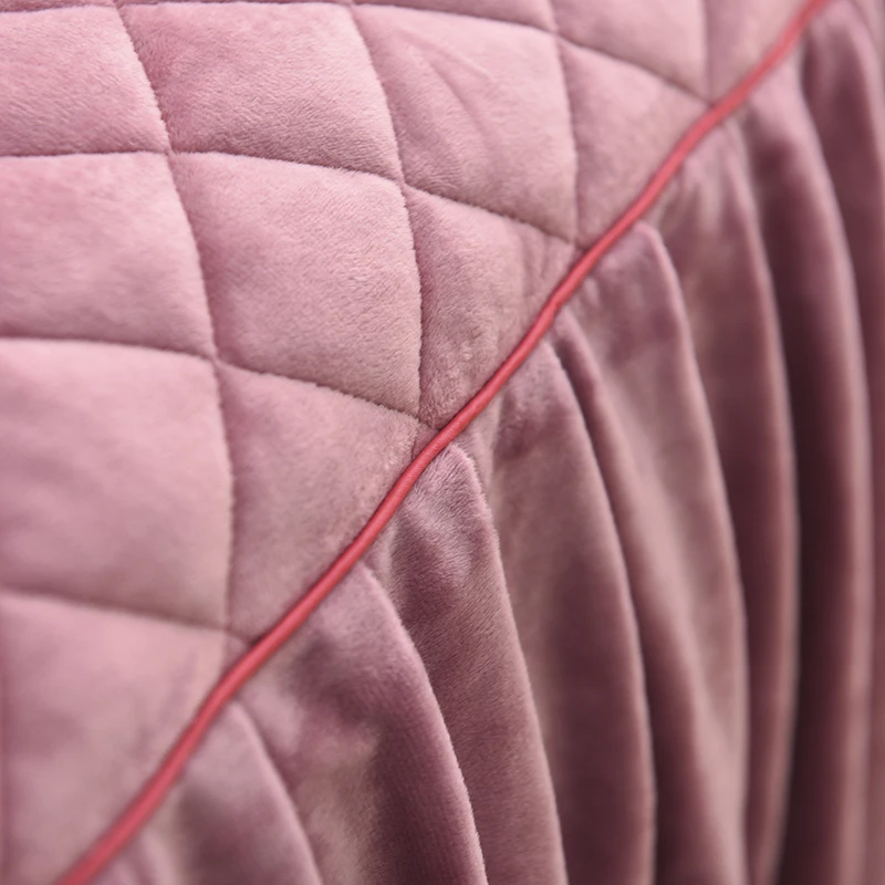 Bean песочный цвет хаки серый розовый красный роскошный флис ткань хлопок толстые Постельное белье Комплект кружево край покрывало pillowcases32