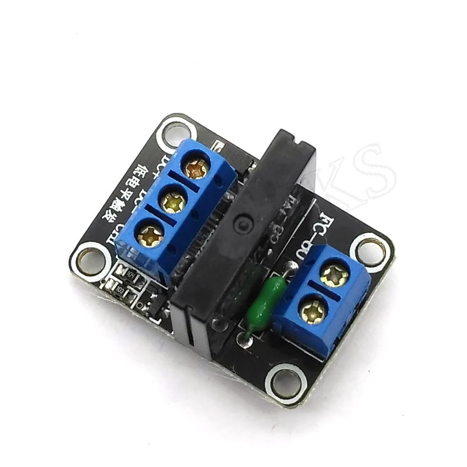 

5V 12V 24V 1 Channel SSR G3MB-202P Solid State Relay Module 240V 2A Output with Resistive Fuse For Arduino