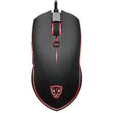 4000 dpi USB Проводная игровая мышь 6 кнопок оптический светодиодный свет 7 режимов RGB с подсветкой для черного ноутбука компьютера