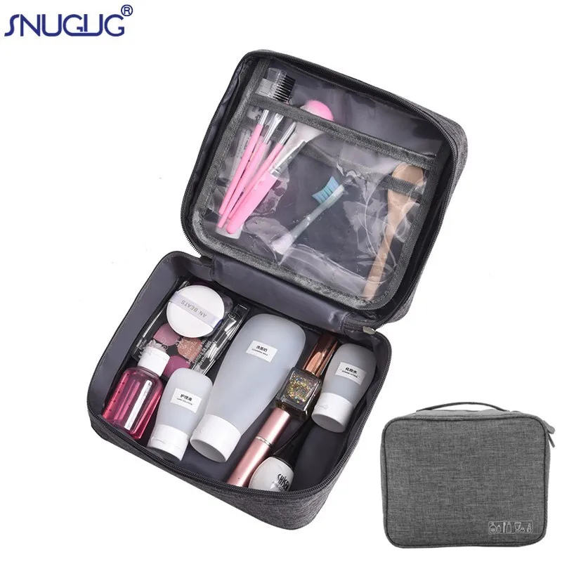 

New High Quality Polyester Women Make Up Bag Travel Organizer Portable Beautician Essential Storage Ladies Cosmetic Bag