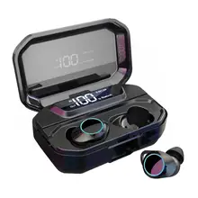 Bluetooth5.0 Touch Управление dual-вкладыши Smart Digital Дисплей IPX6 Водонепроницаемый гарнитура Bluetooth с зарядный чехол