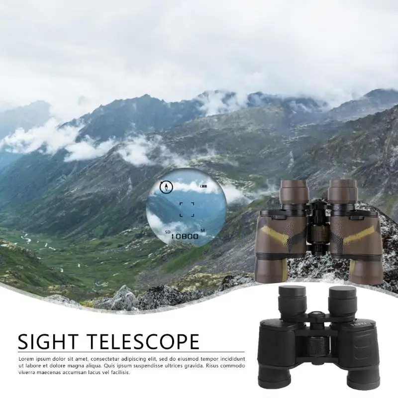 8X40 تلسكوب بصري زاوية واسعة مناظير مراقبة الطيور 1000 m عالية الطاقة الوضوح للصيد في الهواء الطلق السفر التخييم