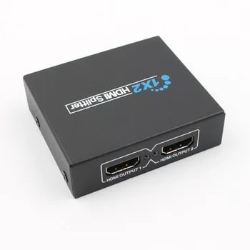 

20pcs HDMI Splitter Full HD 1080p Video HDMI Switcher 1X2 Split 1 in 2 Out Dual Display For HDTV DVD PS3 Xbox