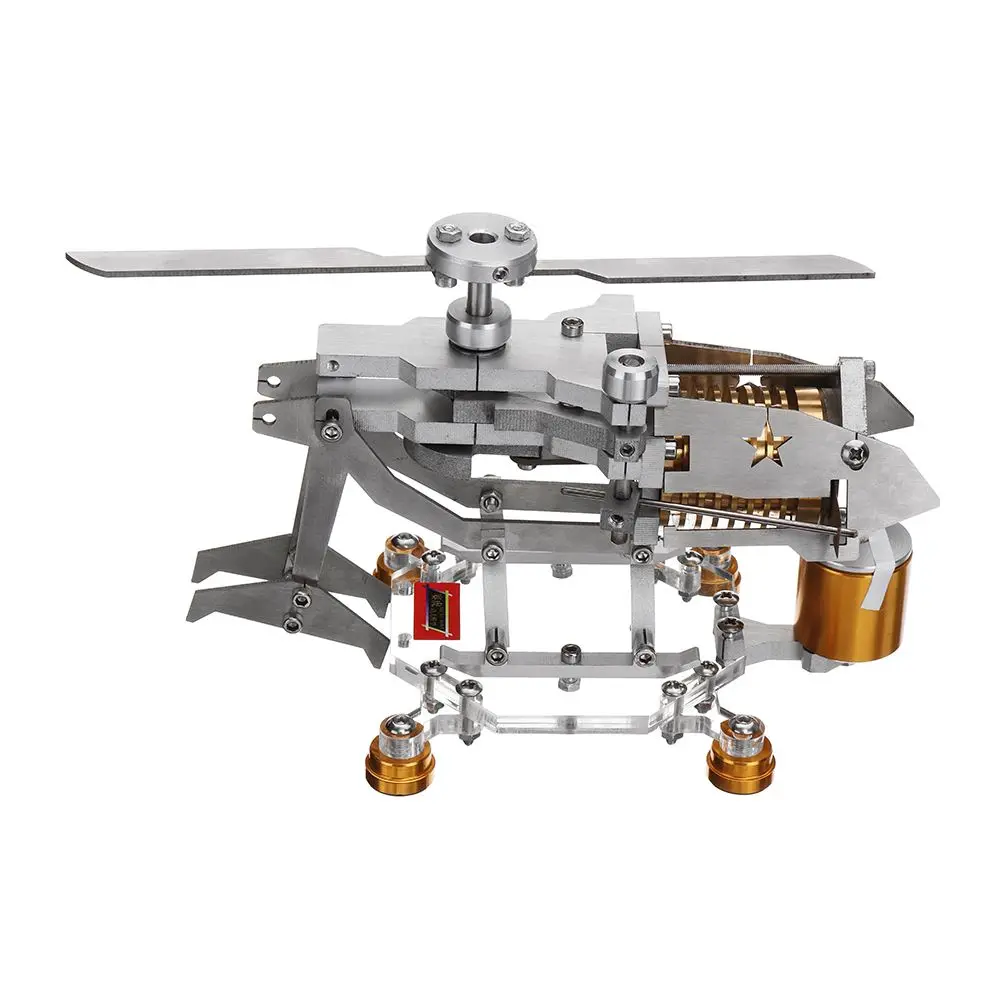 

Transport Helicopter Design Stirling Engine Model Science Metal Toy Decor Collection