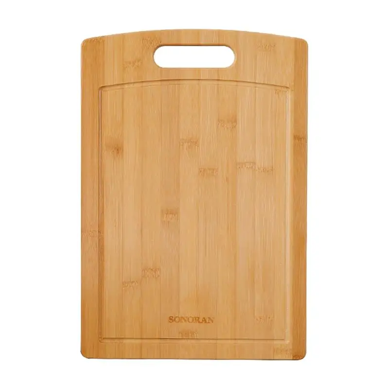 

Bamboo Multifunctional Chopping Board Antibacterial Non-Slip Cutting Board Chopping Block Practical Kitchen Tool (38*26*1.8cm)