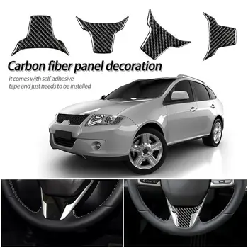 

Steering Wheel Sticker for Honda Civic Carbon Fiber Decorative Stickers Car Modified Steering Wheel Decal