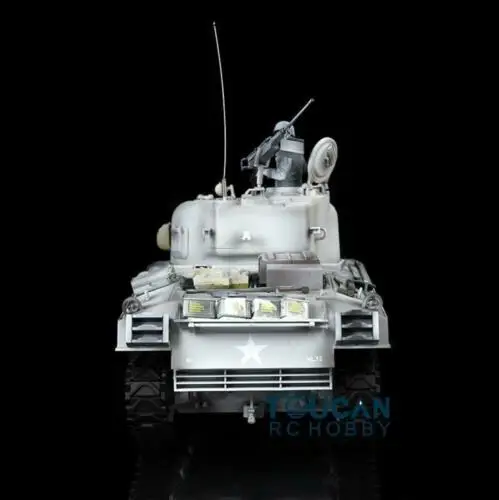

2.4G Henglong 1/16 Snow 6.0 Plastic M4A3 Sherman RTR RC Tank 3898 360 Turret