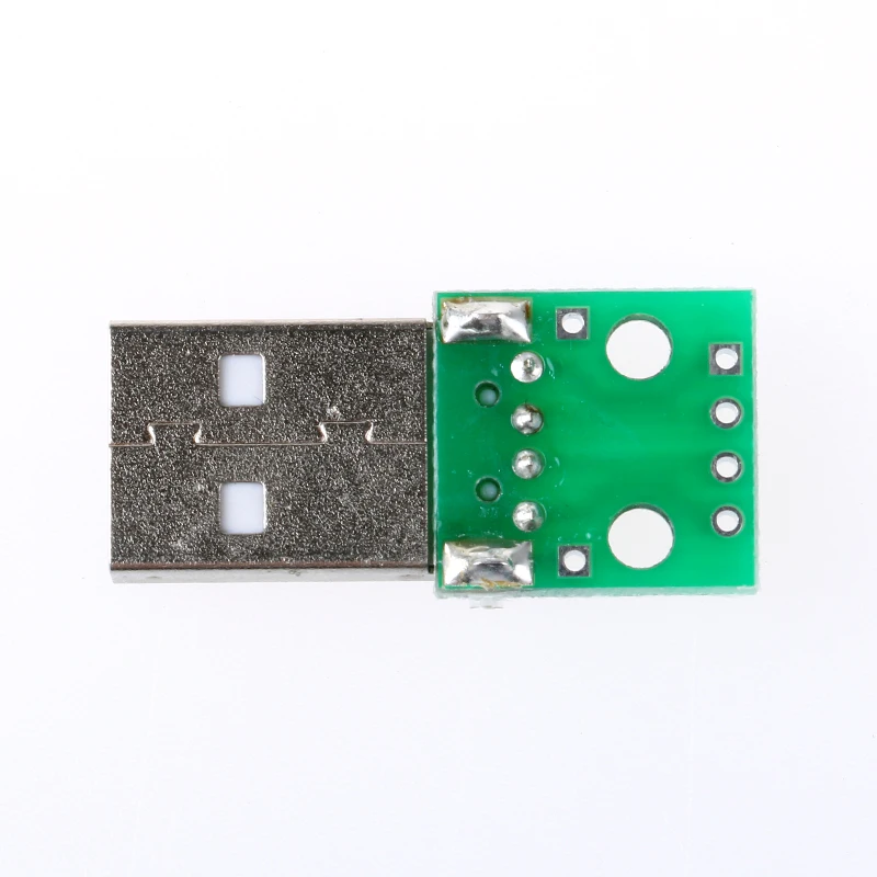 10 шт. тип A USB штекер для DIP 2 54 мм PCB плата питания DIY адаптер конвертер Модуль 4 pin