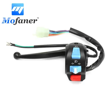 

Mofaner New Universal Scooter Moped GY6 50cc 150 Left Brake Lever Light Switch Control