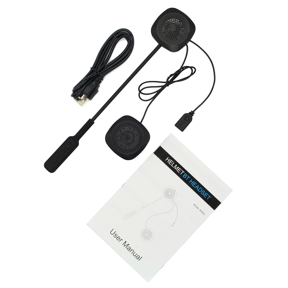 

Universal Bluetooth Motorcycle Helmet Headset Intercom Wireless Headphone Stereo Headset Free Dropship